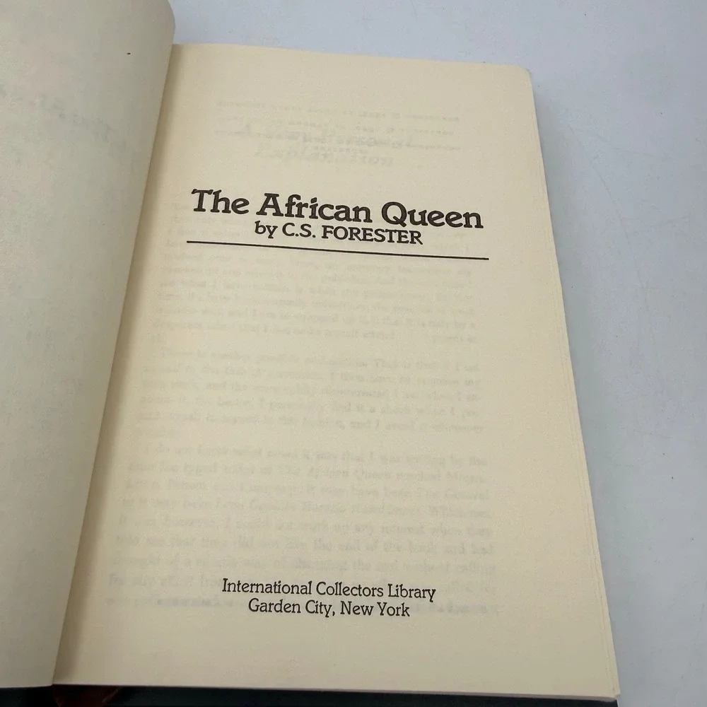 The African Queen C.S. Forester International Collectors Library Green Gold Gilt